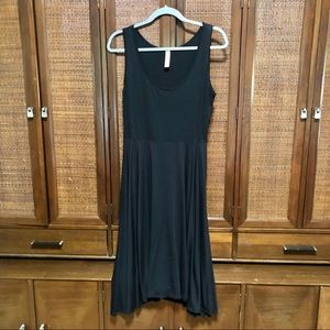 Gilli USA Black stretch Jersey Skater Dress Knee-Length